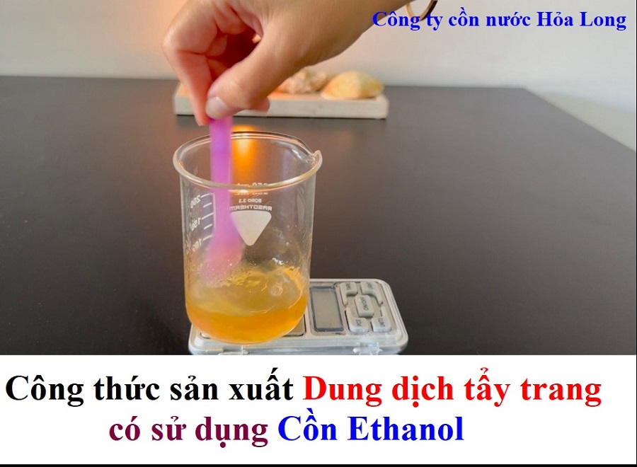 Công thức sản xuất Dung dịch tẩy trang có sử dụng Cồn Ethanol | Công ty Cồn nước Hỏa Long Alcohol